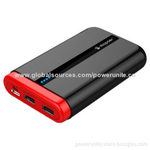13,000mAh Dual-USB Output Portable Power Bank for iPad, with 5V/1A Rated Input